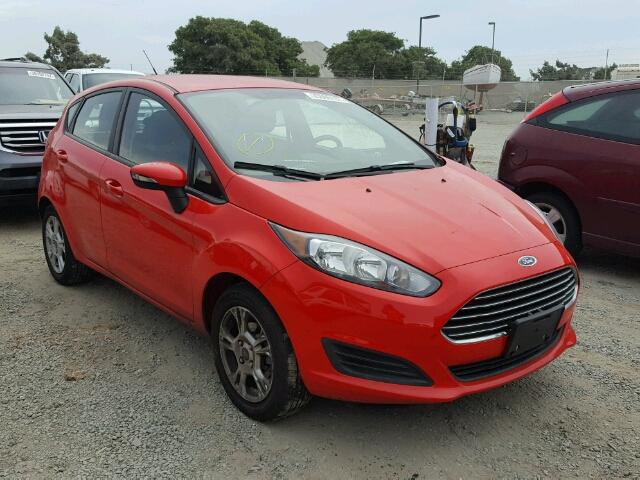 3FADP4EJ3EM160311 - 2014 FORD FIESTA SE RED photo 1