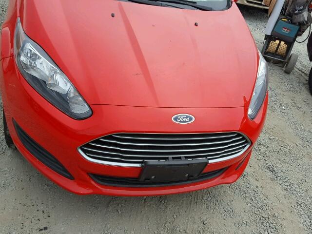 3FADP4EJ3EM160311 - 2014 FORD FIESTA SE RED photo 9