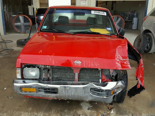 1N6SD11S4VC307631 - 1997 NISSAN TRUCK BASE RED photo 9