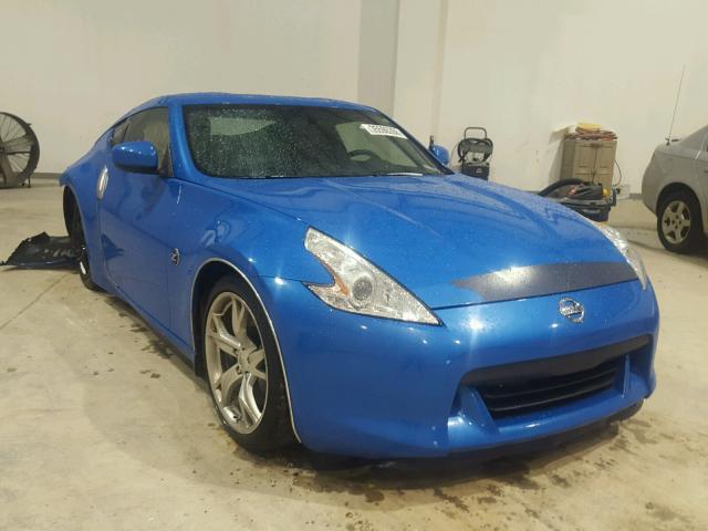 JN1AZ4EH7AM500346 - 2010 NISSAN 370Z BLUE photo 1