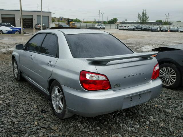 JF1GD29674H502622 - 2004 SUBARU IMPREZA WR SILVER photo 3