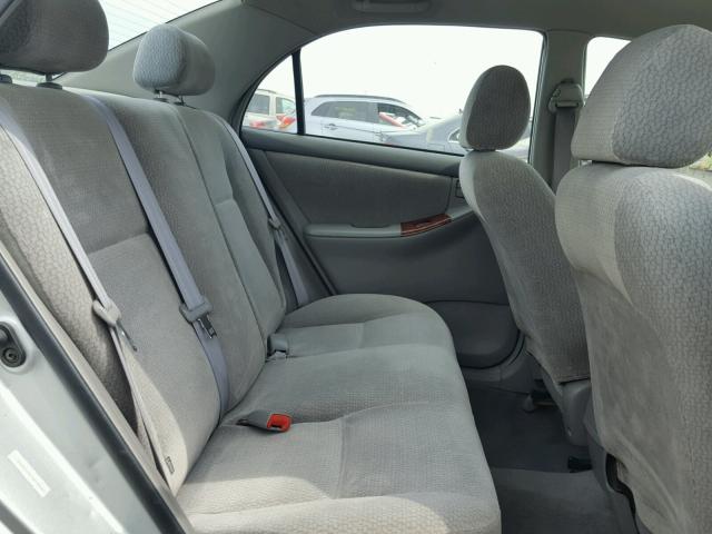 1NXBR32E34Z231462 - 2004 TOYOTA COROLLA LE 银色 照片 6