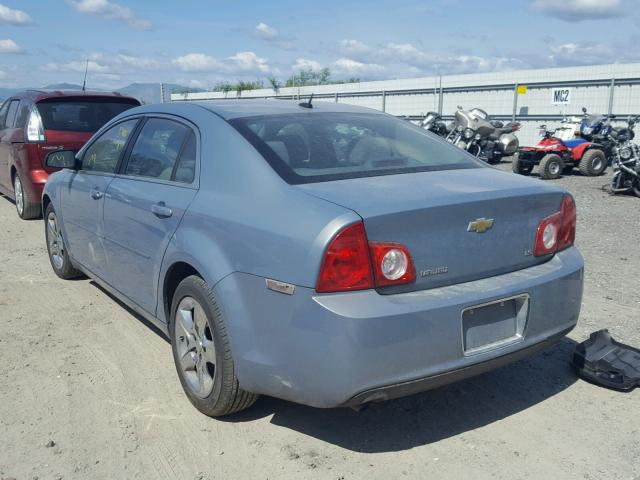1G1ZG57B09F160776 - 2009 CHEVROLET MALIBU LS ტურკოუსი ფოტო 3