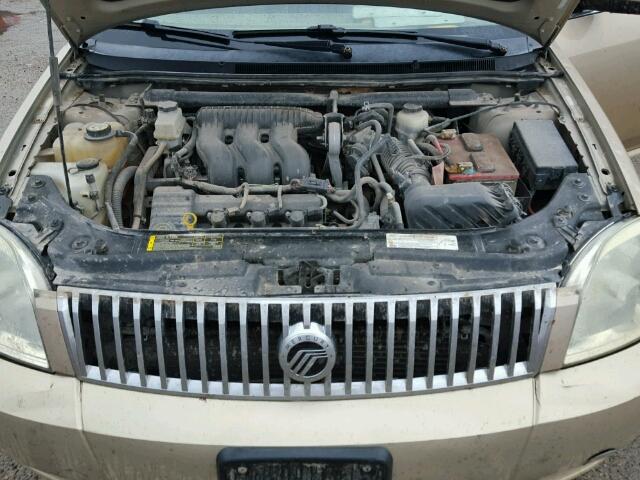 1MEHM40157G601329 - 2007 MERCURY MONTEGO CREAM photo 7