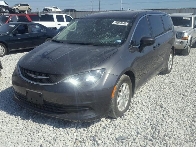 2C4RC1DG1HR521242 - 2017 CHRYSLER PACIFICA T BLACK photo 2