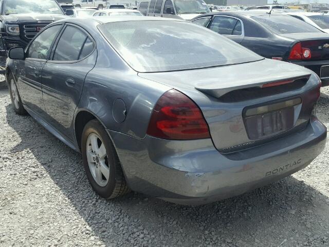 2G2WP522351183122 - 2005 PONTIAC GRAND PRIX GRAY photo 3