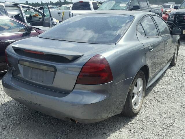 2G2WP522351183122 - 2005 PONTIAC GRAND PRIX GRAY photo 4