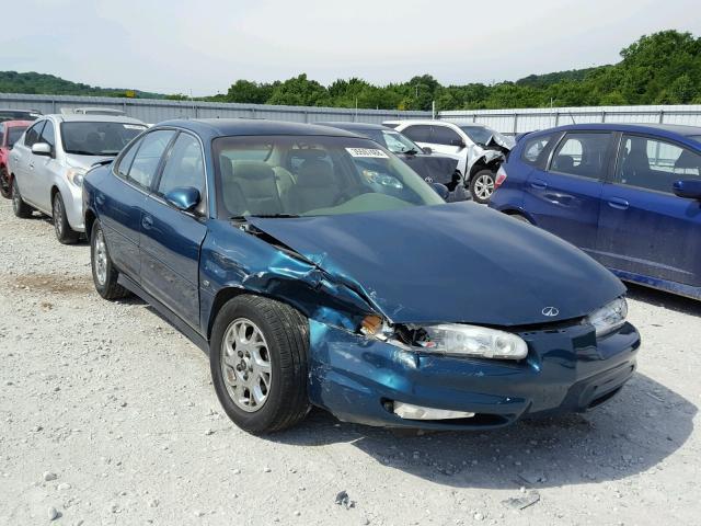 1G3WS52H72F220658 - 2002 OLDSMOBILE INTRIGUE G BLUE photo 1