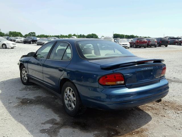 1G3WS52H72F220658 - 2002 OLDSMOBILE INTRIGUE G BLUE photo 3