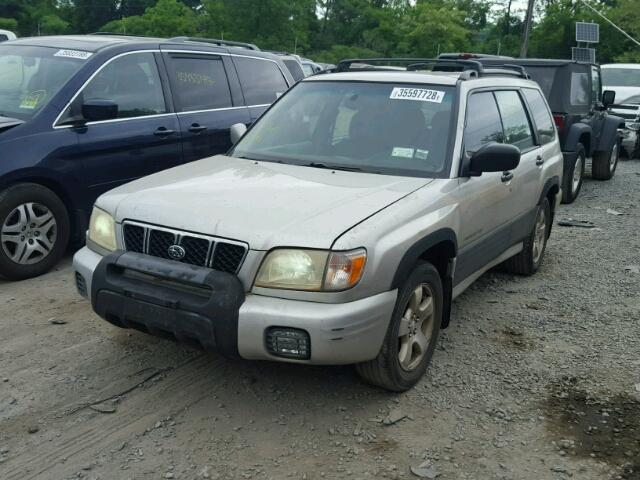 JF1SF65651H704890 - 2001 SUBARU FORESTER S ვერცხლისფერი ფოტო 2