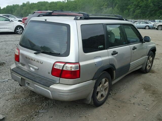 JF1SF65651H704890 - 2001 SUBARU FORESTER S ვერცხლისფერი ფოტო 4