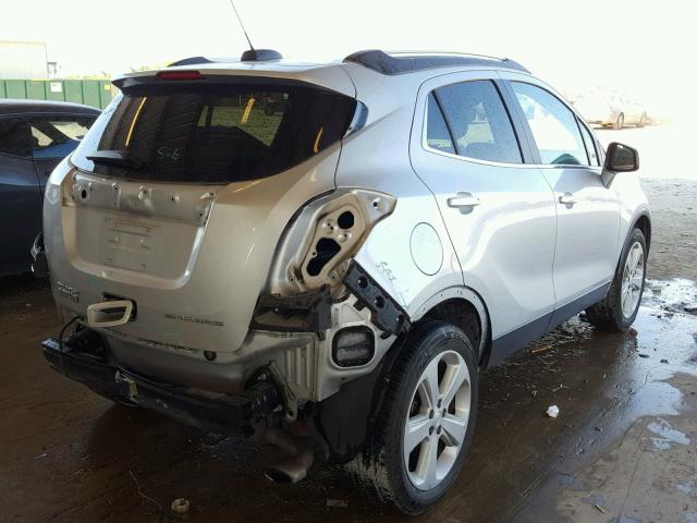 KL4CJBSB1FB041345 - 2015 BUICK ENCORE CON SILVER photo 4