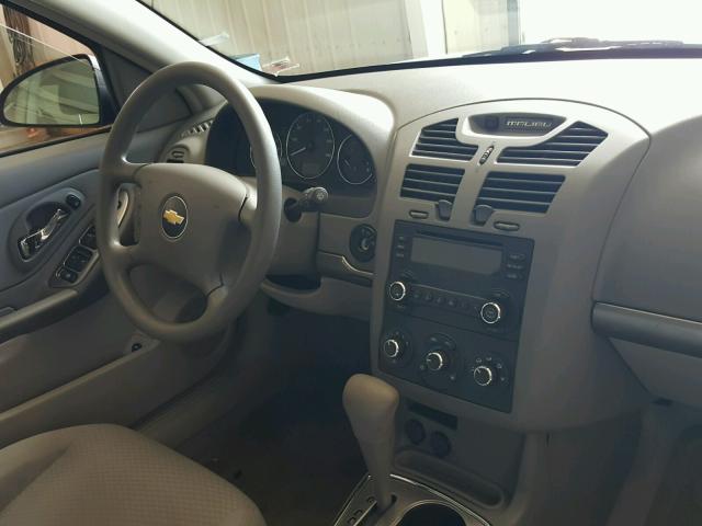 1G1ZS51F46F149351 - 2006 CHEVROLET MALIBU LS GRAY photo 9