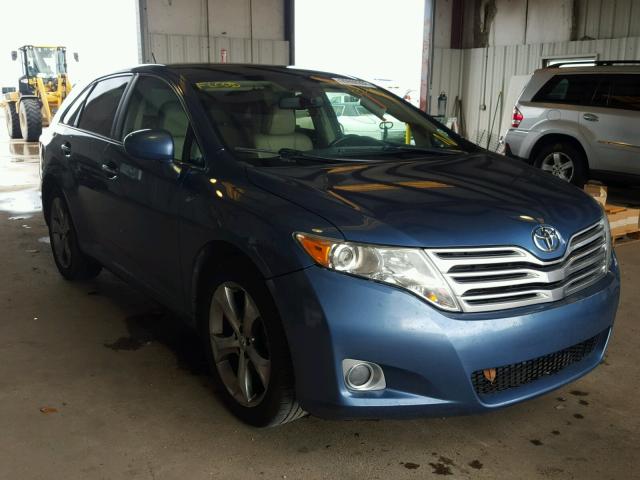 4T3ZK3BB3AU024212 - 2010 TOYOTA VENZA BASE BLUE photo 1