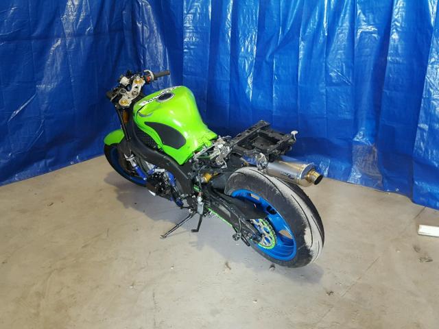 JKAZX4N175A000360 - 2005 KAWASAKI ZX600 N1 GREEN photo 9