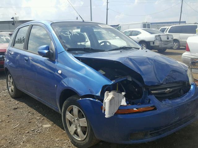 KL1TD66628B250153 - 2008 CHEVROLET AVEO BASE Mavi foto 1