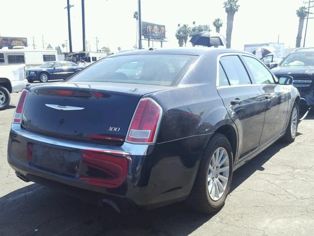 2C3CA4CG9BH523255 - 2011 CHRYSLER 300 BLUE photo 4