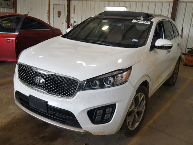 5XYPK4A15GG010132 - 2016 KIA SORENTO SX WHITE photo 2