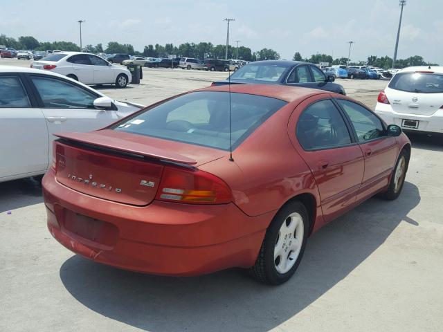 2B3HD76VX1H652710 - 2001 DODGE INTREPID R RED photo 4