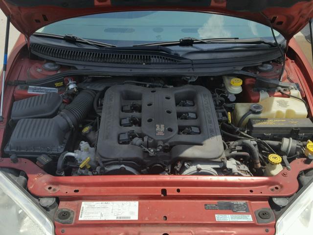 2B3HD76VX1H652710 - 2001 DODGE INTREPID R RED photo 7