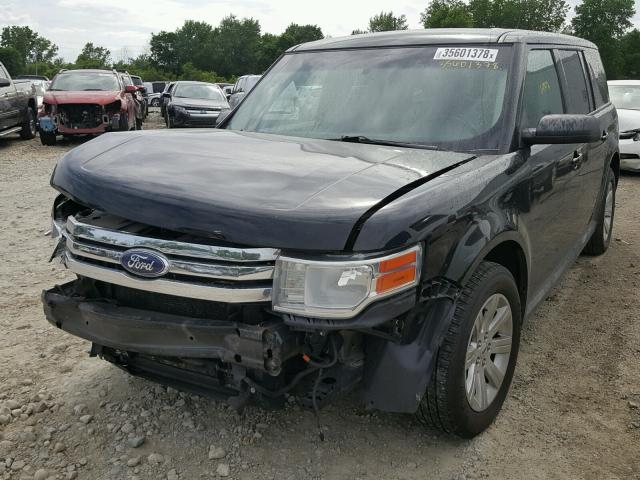 2FMGK5BC4BBD06628 - 2011 FORD FLEX SE BLACK photo 2