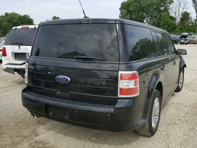 2FMGK5BC4BBD06628 - 2011 FORD FLEX SE BLACK photo 4