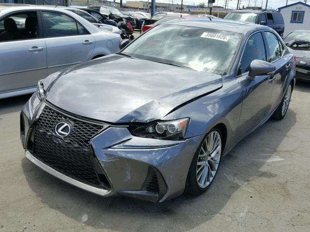 JTHBA1D22H5047728 - 2017 LEXUS IS 200T GRAY photo 2