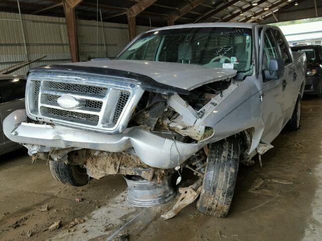 1FTRW12W78FC23366 - 2008 FORD F150 SUPER SILVER photo 2