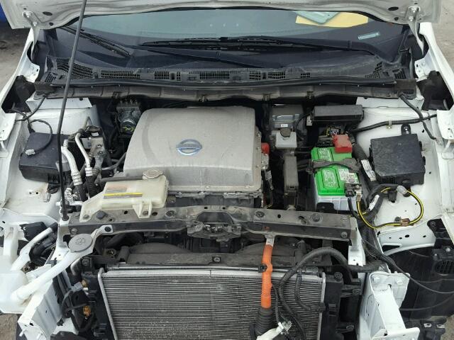 1N4AZ0CP8DC418593 - 2013 NISSAN LEAF S WHITE photo 7