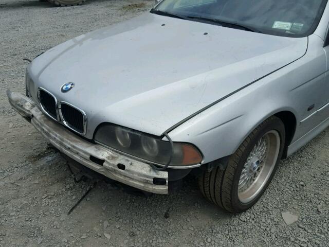 WBADT43421GF56883 - 2001 BMW 525 I AUTO SILVER photo 9