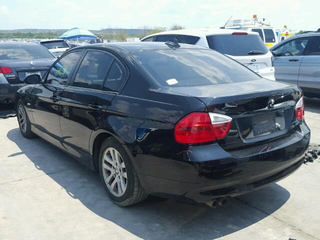 WBAVA33567PV64861 - 2007 BMW 328 I BLACK photo 3