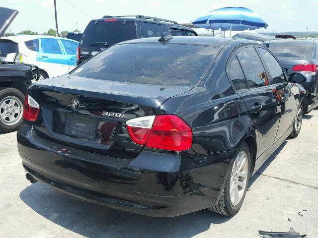 WBAVA33567PV64861 - 2007 BMW 328 I BLACK photo 4