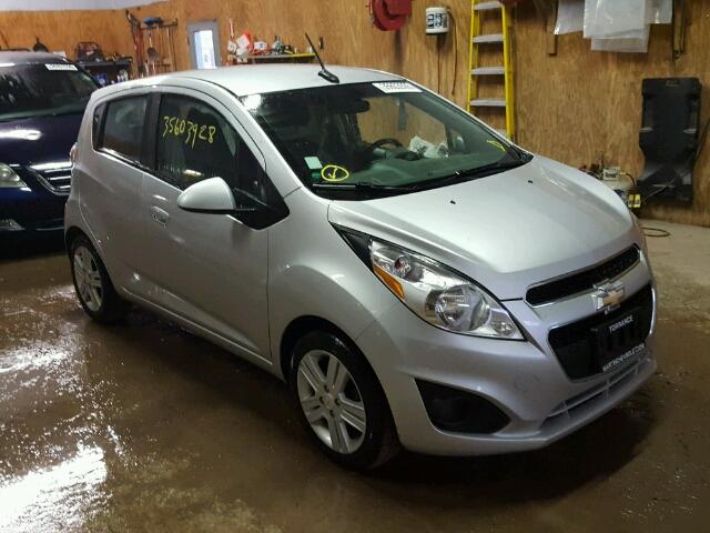 KL8CB6S99EC508617 - 2014 CHEVROLET SPARK LS SILVER photo 1