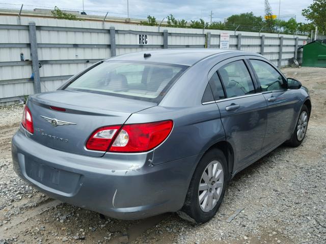 1C3LC46K98N254667 - 2008 CHRYSLER SEBRING LX SILVER photo 4