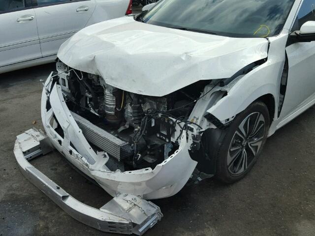 2HGFC1F72GH637328 - 2016 HONDA CIVIC EX WHITE photo 9