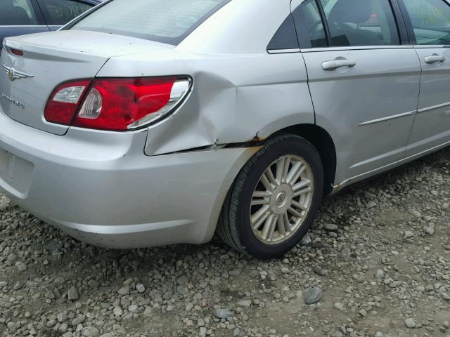 1C3LC46K97N512815 - 2007 CHRYSLER SEBRING SILVER photo 9