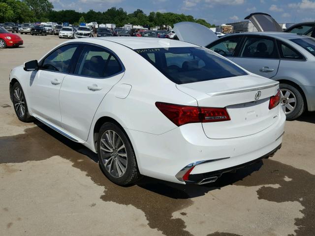 19UUB3F77JA001127 - 2018 ACURA TLX ADVANC WHITE photo 3