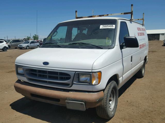 1FTRE14281HA85909 - 2001 FORD ECONOLINE WHITE photo 2