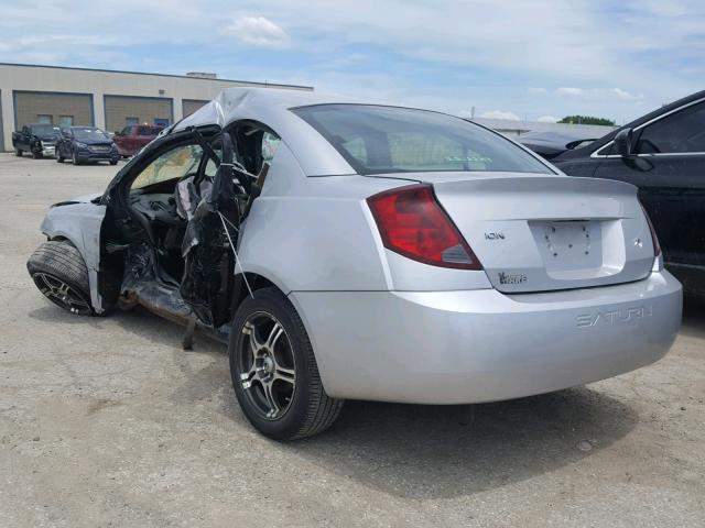 1G8AL52F93Z111067 - 2003 SATURN ION LEVEL SILVER photo 3