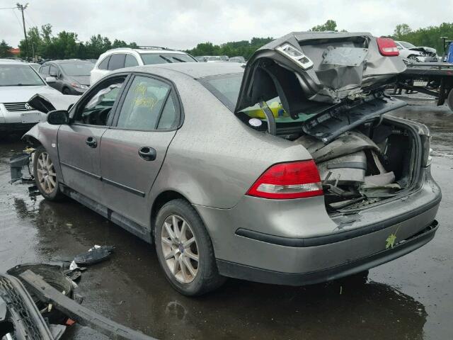 YS3FB49S051000588 - 2005 SAAB 9-3 LINEAR GRAY photo 3