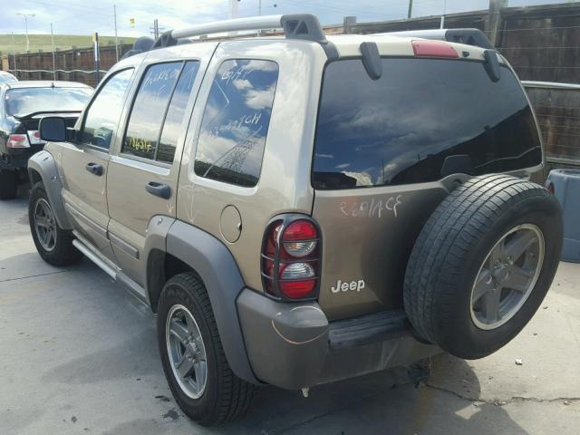 1J4GK38K25W516553 - 2005 JEEP LIBERTY RE BEIGE photo 3