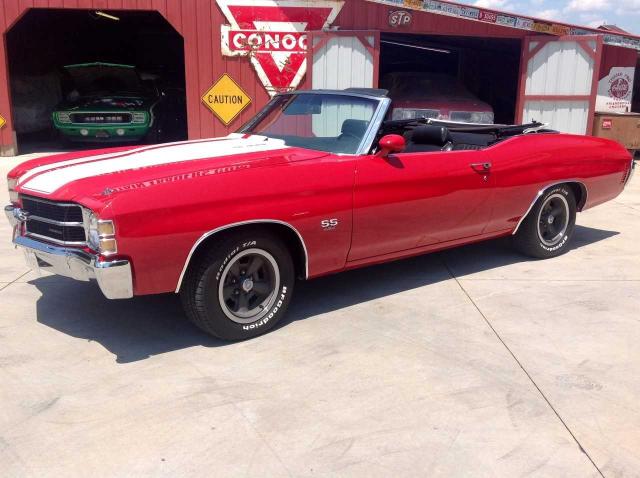 136671R168708 - 1971 CHEVROLET CHEVELLESS RED photo 2