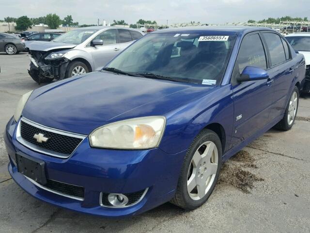 1G1ZW57167F213228 - 2007 CHEVROLET MALIBU SS BLUE photo 2