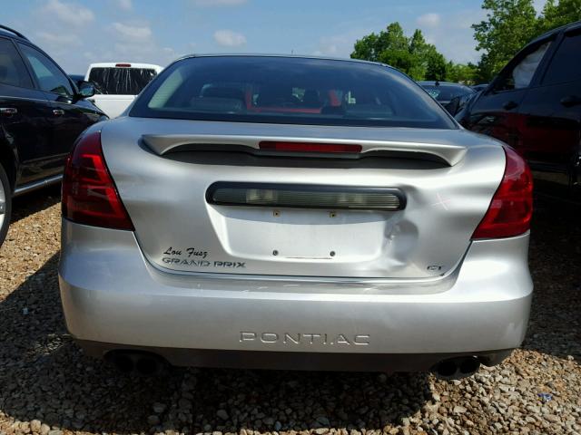 2G2WR554X71194306 - 2007 PONTIAC GRAND PRIX ვერცხლისფერი ფოტო 9