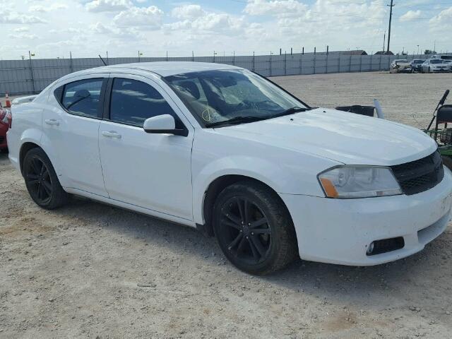 1B3BD1FG4BN622941 - 2011 DODGE AVENGER MA WHITE photo 1