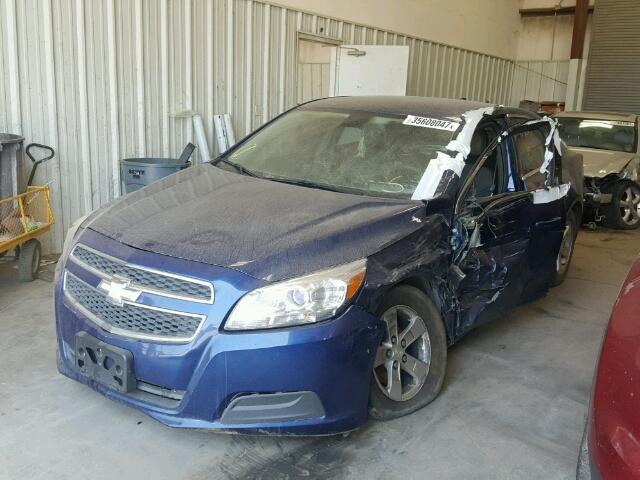 1G11C5SA8DU136253 - 2013 CHEVROLET MALIBU 1LT BLUE photo 2