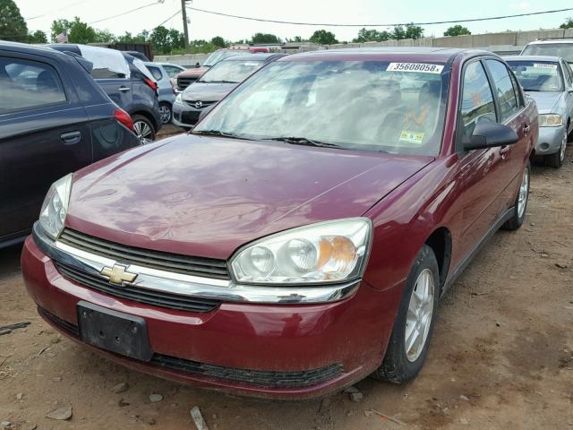 1G1ZT54814F207083 - 2004 CHEVROLET MALIBU LS 红色 照片 2