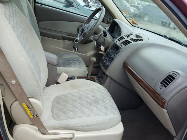 1G1ZT54814F207083 - 2004 CHEVROLET MALIBU LS 红色 照片 5