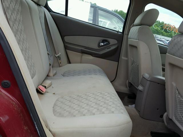1G1ZT54814F207083 - 2004 CHEVROLET MALIBU LS 红色 照片 6