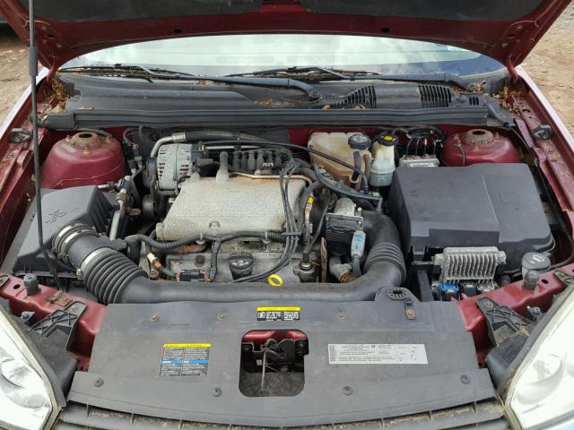 1G1ZT54814F207083 - 2004 CHEVROLET MALIBU LS 红色 照片 7